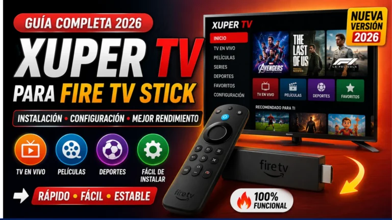 Install Xuper TV on Fire TV Stick – Latest Version (2026)