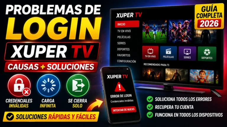 How to Solve Xuper TV Login Problems Quickly