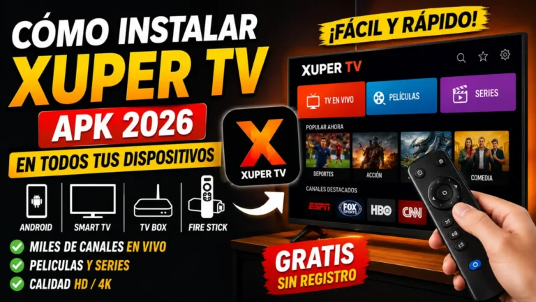 How to Install Xuper TV APK on Android & Smart TV (Step-by-Step Guide 2026)