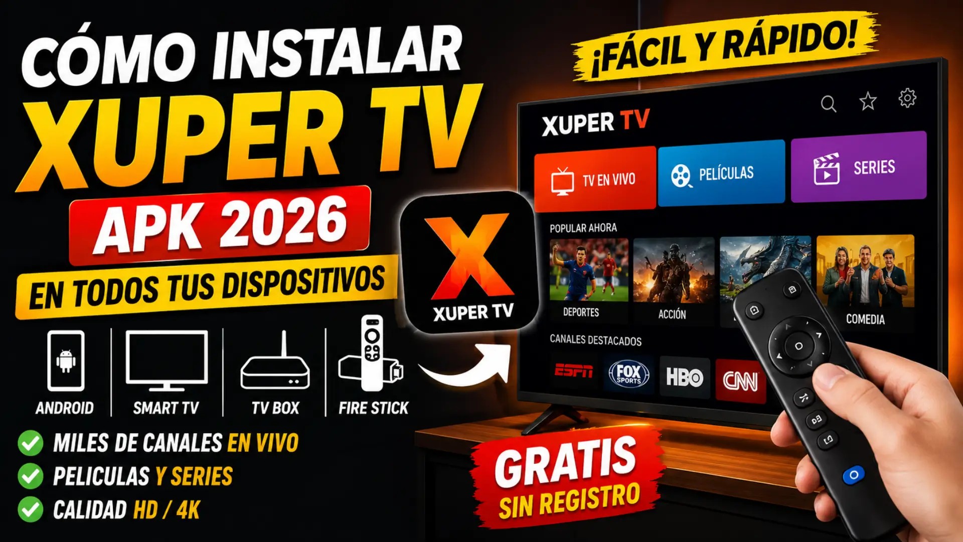 How to Install Xuper TV APK on Android & Smart TV (Step-by-Step Guide 2026)