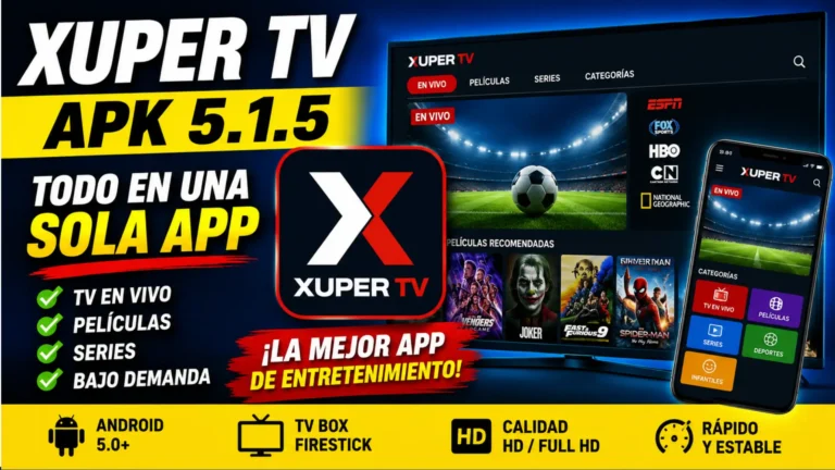 Xuper TV APK Latest Version 5.1.5 – Fast, Secure & Free for Android
