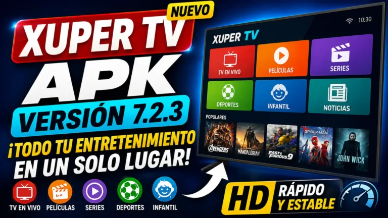 Xuper TV APK Descargar Version 7.2.3 Details