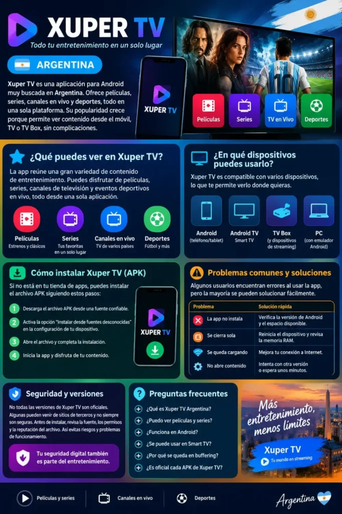 Xuper TV Argentina – Watch HD Movies, Series and Live TV