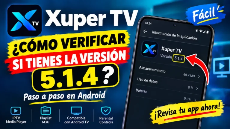 How to Check Version Details Xuper TV 5.1.4 APK 2026