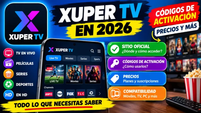 Xuper Tv Official Site: Codes, Prices & How to Activate (2026)