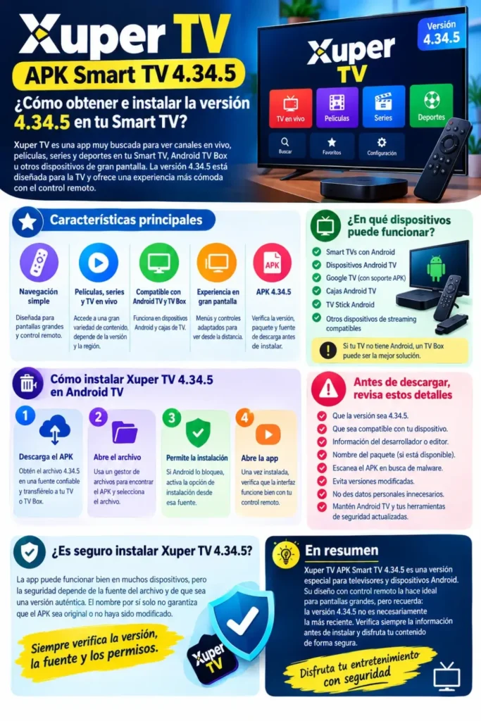 Xuper TV APK Smart TV 4.34.5 Free Download for Android, Latest Version 2026