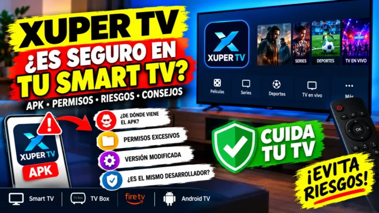 Xuper TV on Smart TV: Check the Risks of Installing an Unverified APK