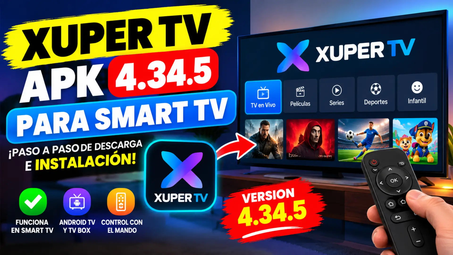 Xuper TV APK Smart TV 4.34.5 Free Download for Android, Latest Version 2026