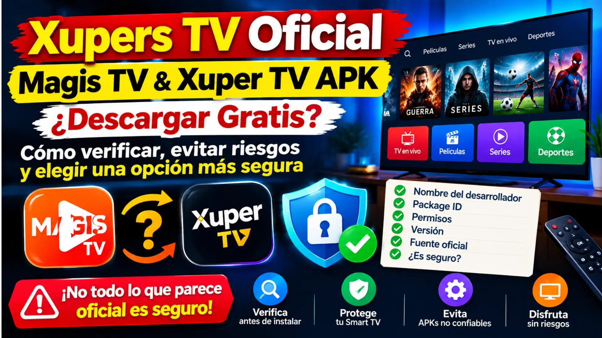 Xupers TV Official Check Magis TV & Descargar Gratis Free